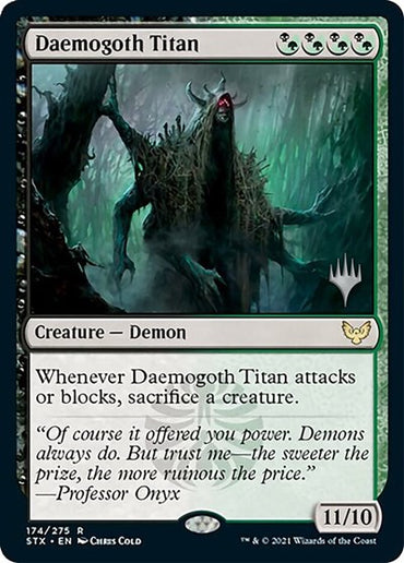 Daemogoth Titan (Promo Pack) [Strixhaven: School of Mages Promos] 