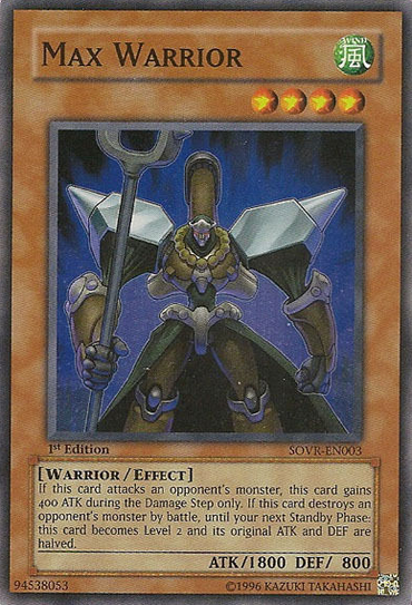 Max Warrior [SOVR-EN003] Super Rare 