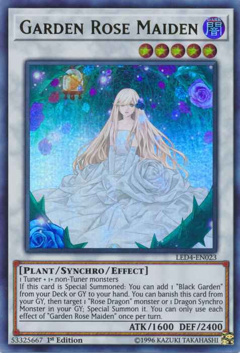 Garden Rose Maiden [LED4-EN023] Ultra Rare 