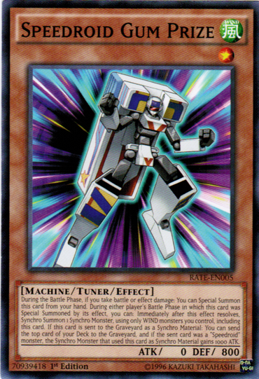 Speedroid Gum Prize [RATE-EN005] Common 
