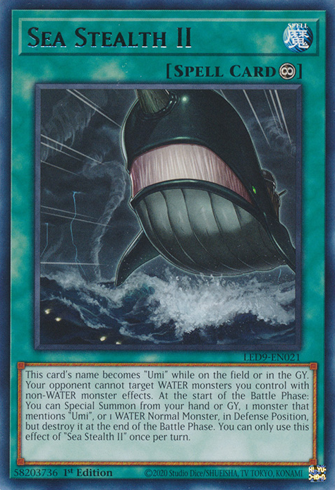 Sea Stealth II [LED9-EN021] Rare 