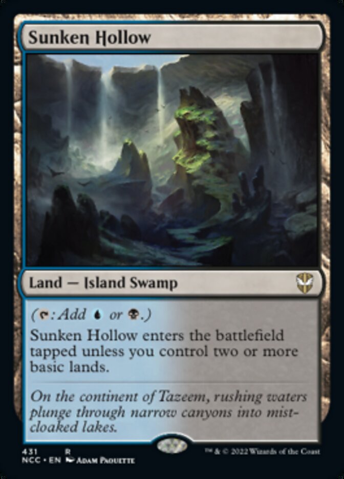 Sunken Hollow [Streets of New Capenna Commander] 