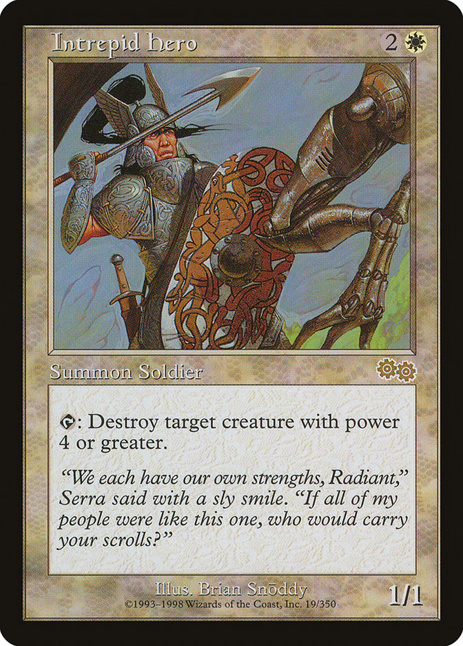 Intrepid Hero [Urza's Saga] 