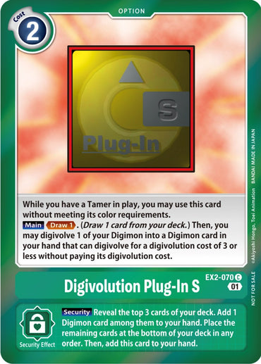 Digivolution Plug-In S [EX2-070] (Event Pack 4) [Digital Hazard Promos] 