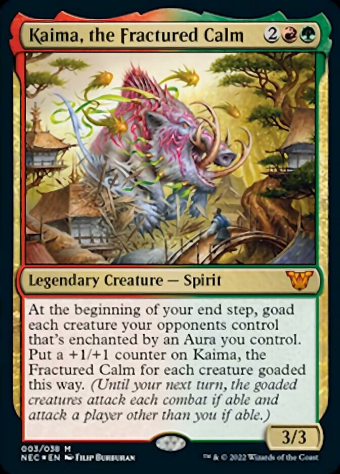 Kaima, the Fractured Calm [Kamigawa: Neon Dynasty Commander] 