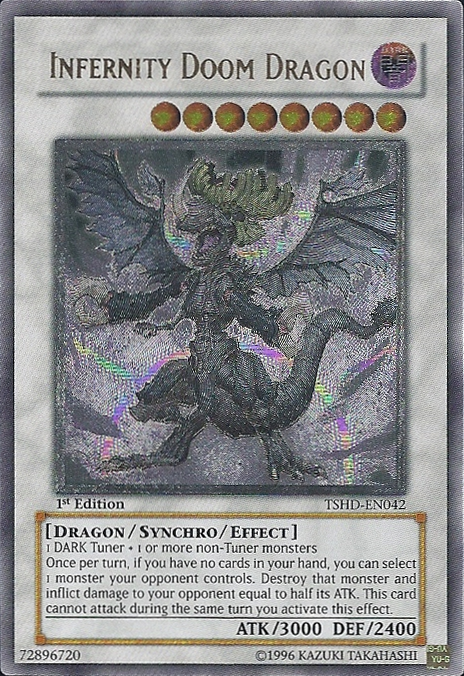 Infernity Doom Dragon [TSHD-EN042] Ultimate Rare 