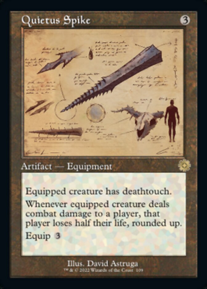 Quietus Spike (Retro Schematic) [The Brothers' War Retro Artifacts] 