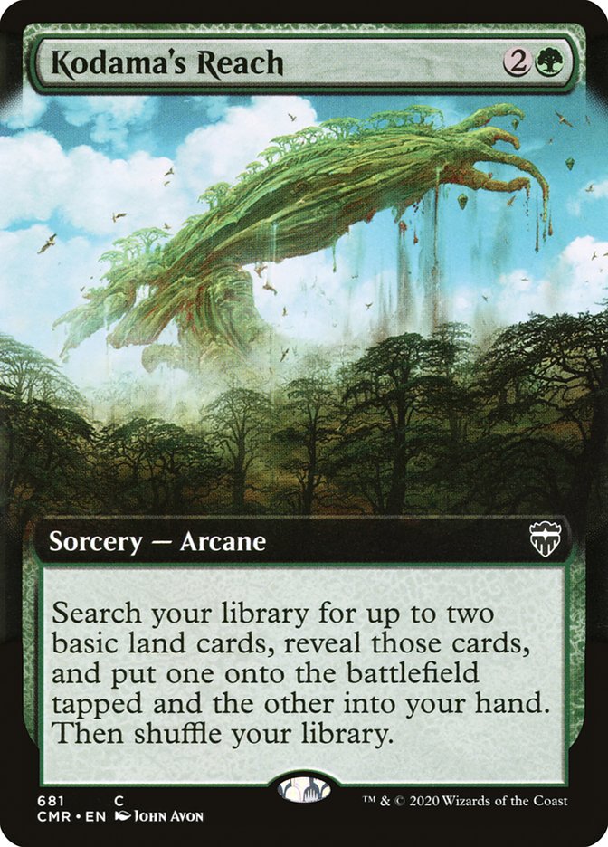 Kodama's Reach (Extended Art) [Commander Legends] 