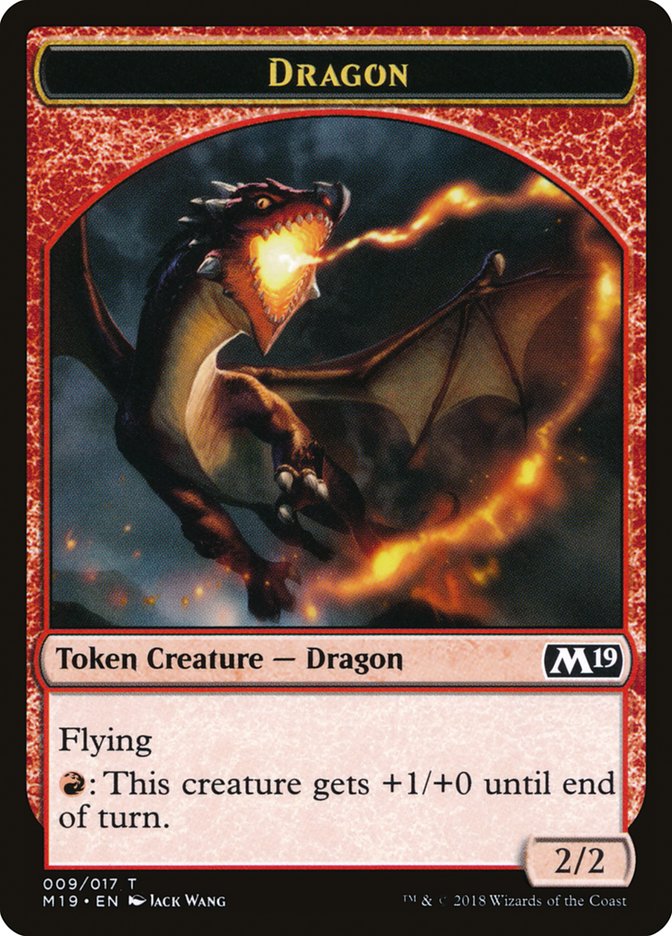 Dragon Token (009/017) [Core Set 2019 Tokens] 