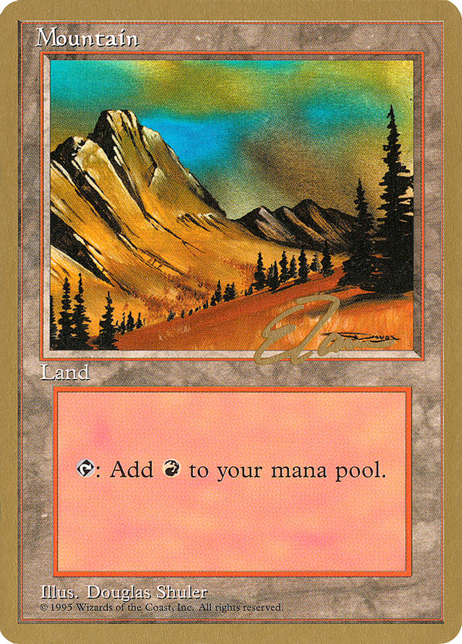 Mountain (et375) (Eric Tam) [Pro Tour Collector Set] 