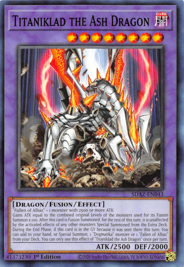 Titaniklad the Ash Dragon [SDAZ-EN043] Common 
