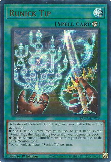 Runick Tip [TAMA-EN029] Ultra Rare 