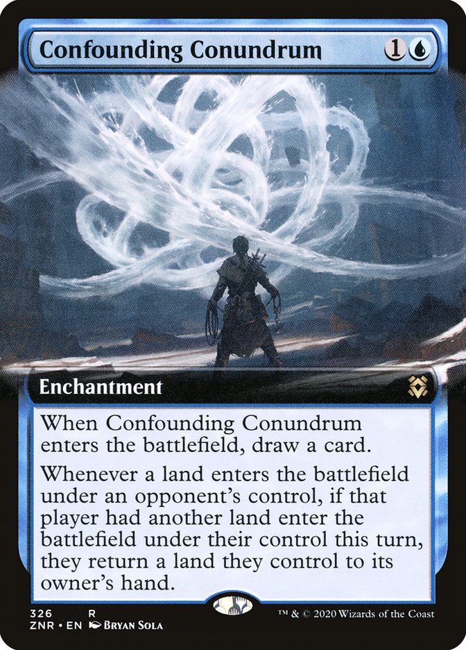 Confounding Conundrum (Extended Art) [Zendikar Rising] 