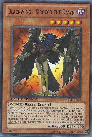 Blackwing - Sirocco the Dawn [GLD3-EN023] Common 