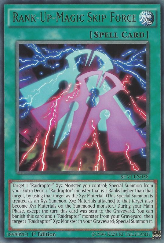 Rank-Up-Magic Skip Force [SHVI-EN058] Rare 