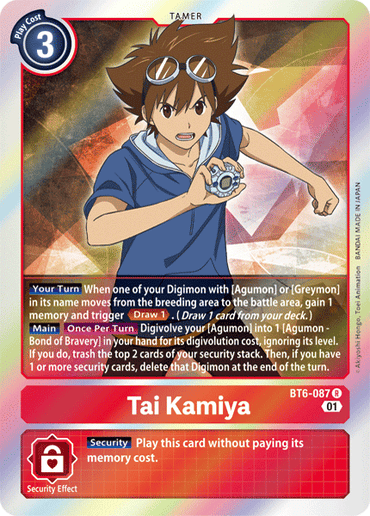 Tai Kamiya [BT6-087] [Double Diamond] 