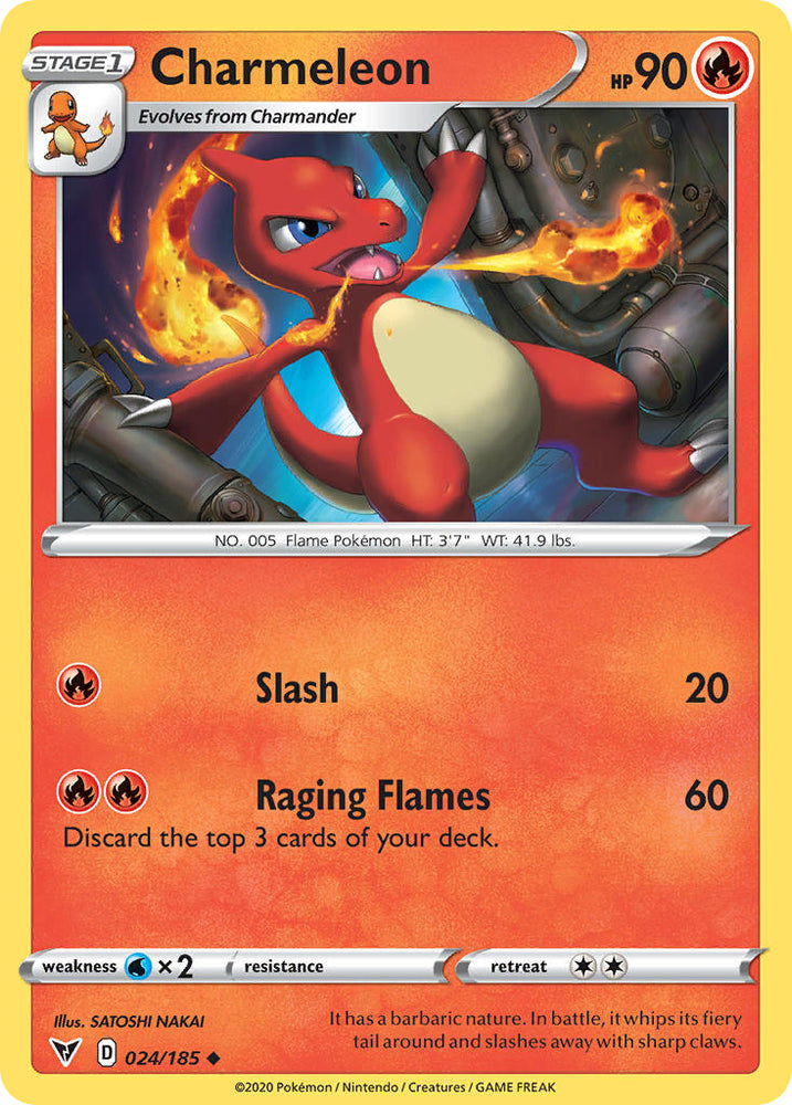 Charmeleon (024/185) [Sword & Shield: Vivid Voltage]