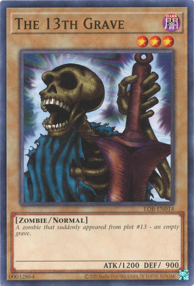 The 13th Grave (25th Anniversary) [LOB-EN014] Common 