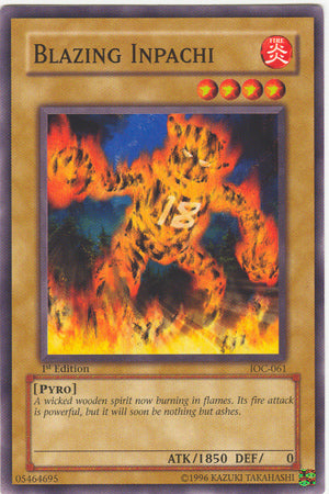 Blazing Inpachi [IOC-061] Common 