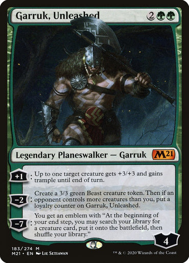 Garruk, Unleashed [Core Set 2021] 