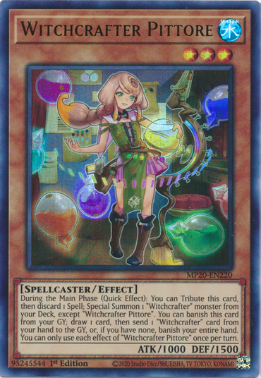 Witchcrafter Pittore [MP20-EN220] Ultra Rare 
