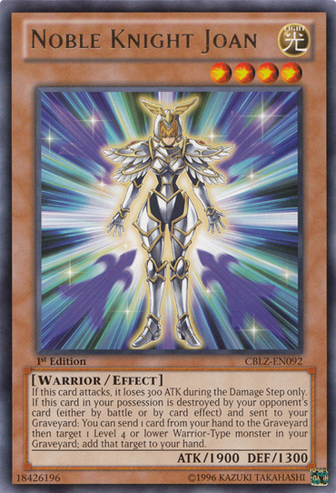 Noble Knight Joan [CBLZ-EN092] Rare 