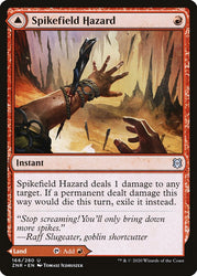 Spikefield Hazard // Spikefield Cave [Zendikar Rising] 