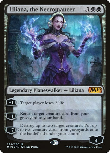 Liliana, the Necromancer [Core Set 2019] 