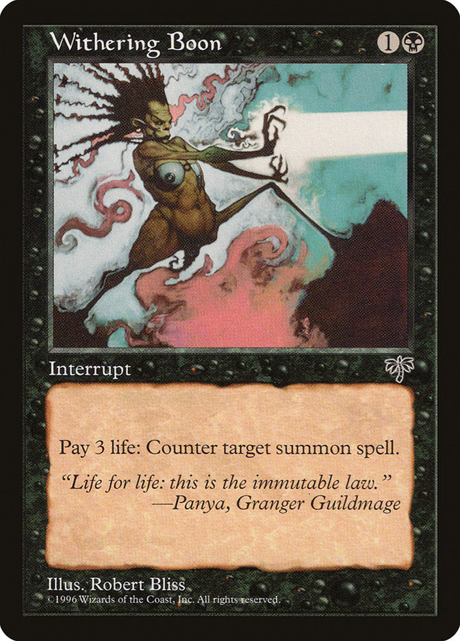 Withering Boon [Mirage] 