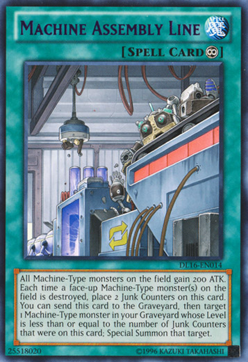 Machine Assembly Line (Purple) [DL16-EN014] Rare 