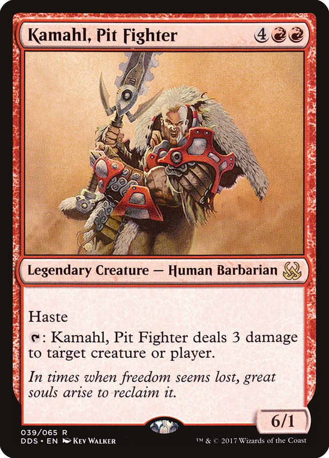 Kamahl, Pit Fighter [Duel Decks: Mind vs. Might] 