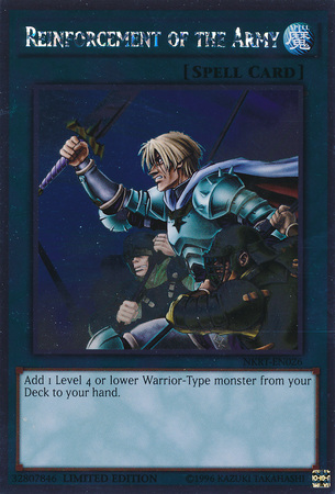 Reinforcement of the Army [NKRT-EN026] Platinum Rare 