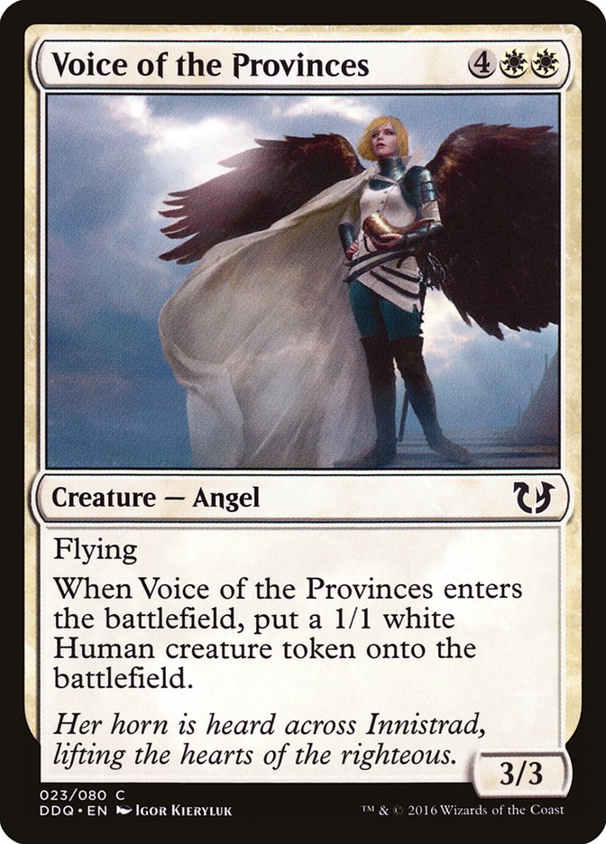 Voice of the Provinces [Duel Decks: Blessed vs. Cursed] 