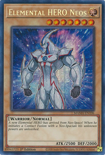 Elemental HERO Neos [MAMA-EN106] Ultra Pharaoh's Rare 