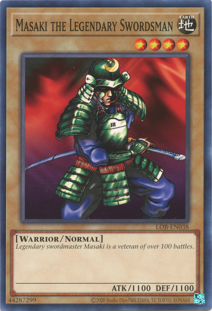 Masaki the Legendary Swordsman (25th Anniversary) [LOB-EN038] Common 