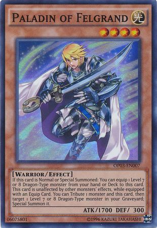 Paladin of Felgrand [OP03-EN007] Super Rare 