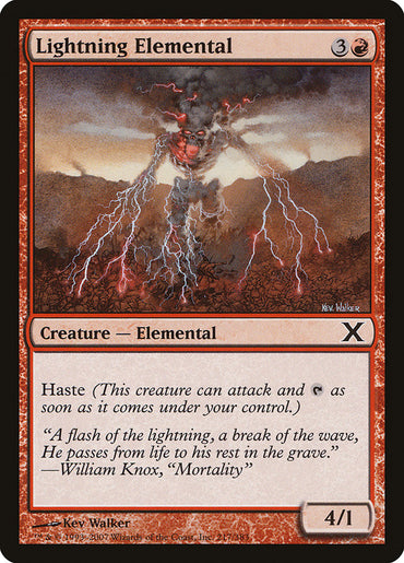 Lightning Elemental [Tenth Edition] 