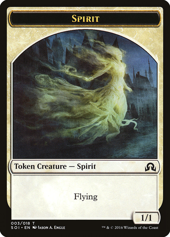 Spirit Token [Shadows over Innistrad Tokens] 