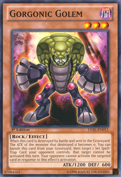 Gorgonic Golem [LVAL-EN011] Common 