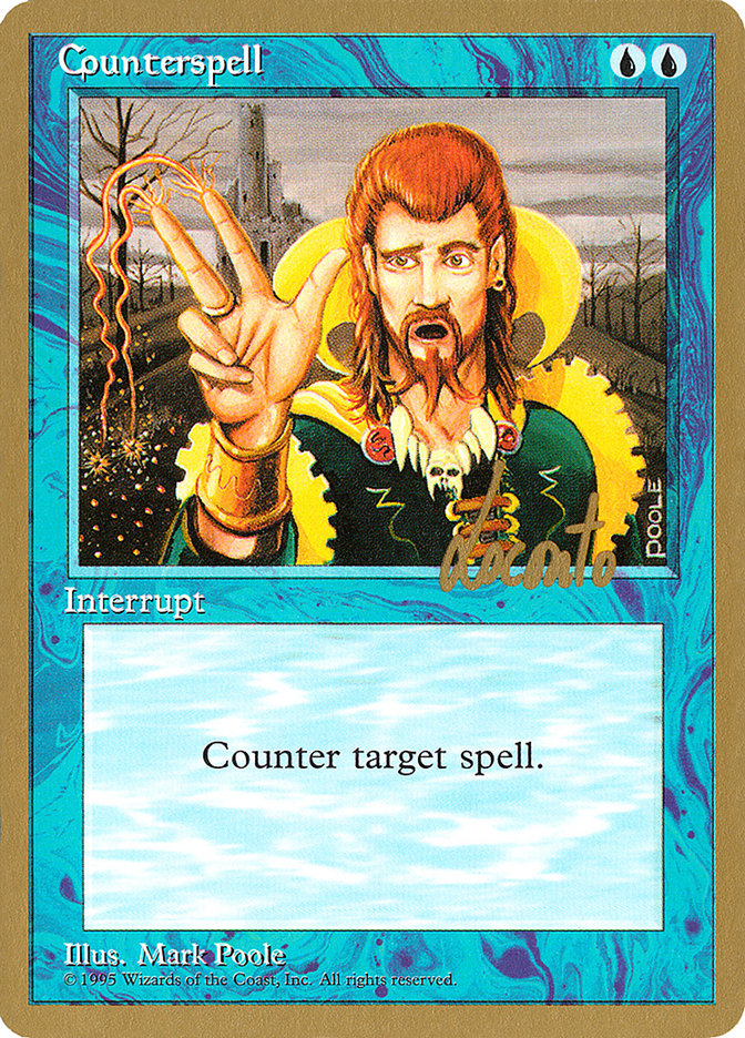 Counterspell (Michael Loconto) [Pro Tour Collector Set] 