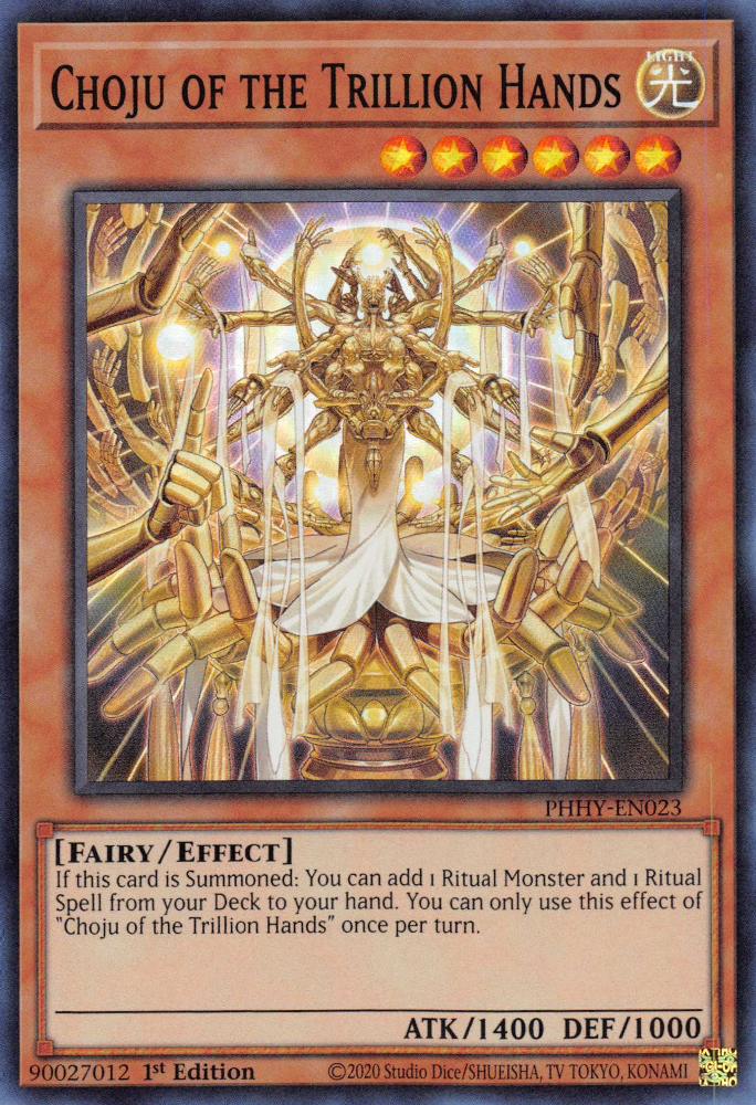 Choju of the Trillion Hands [PHHY-EN023] Super Rare 