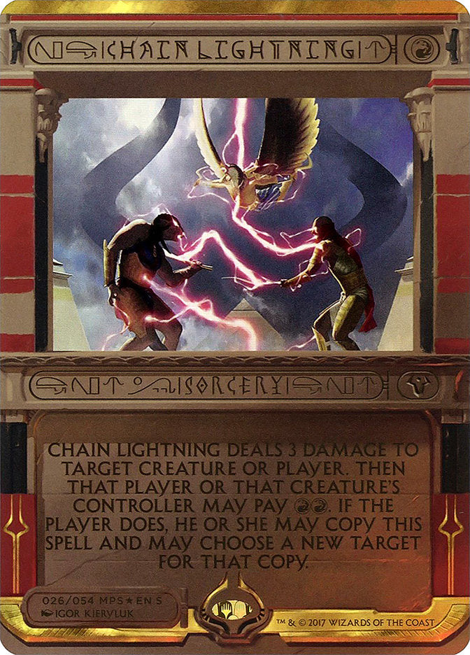 Chain Lightning (Invocation) [Amonkhet Invocations] 