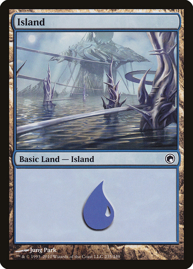 Island (235) [Scars of Mirrodin] 