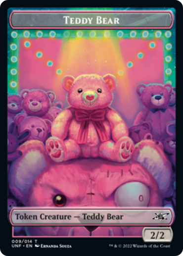 Teddy Bear // Storm Crow Double-Sided Token [Unfinity Tokens] 