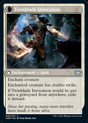 Twinblade Geist // Twinblade Invocation [Innistrad: Crimson Vow] 
