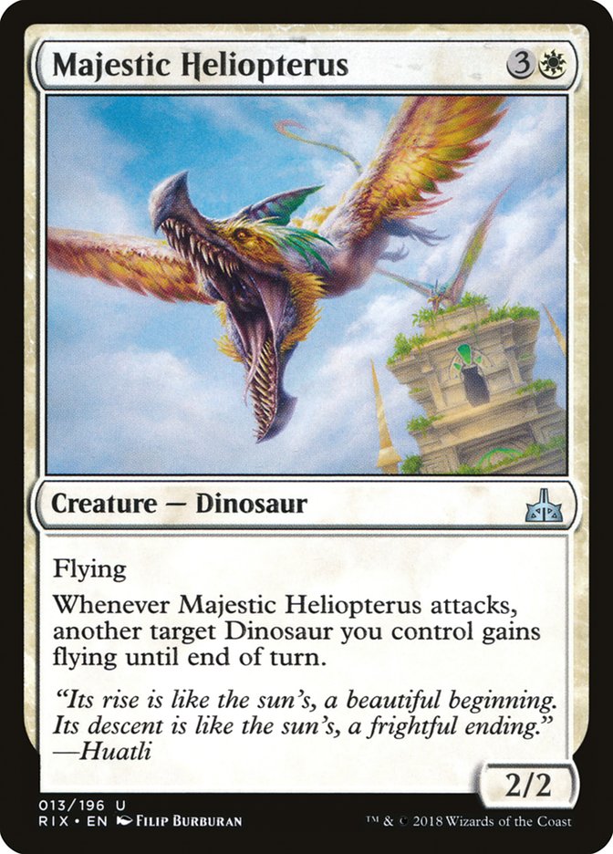 Majestic Heliopterus [Rivals of Ixalan] 