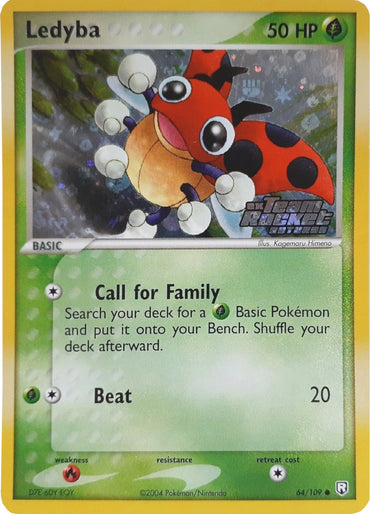 Ledyba (64/109) (Stamped) [EX: Team Rocket Returns]