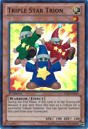 Triple Star Trion [ZTIN-EN019] Super Rare 