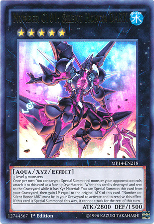 Number C101: Silent Honor DARK [MP14-EN218] Ultra Rare 