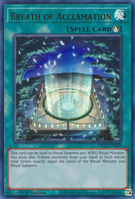 Breath of Acclamation [MP22-EN049] Ultra Rare 